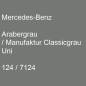 Preview: Mercedes-Benz, Arabergrau / Manufaktur Classicgrau Uni, 124 / 7124.